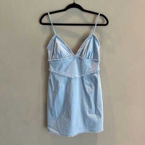 Tiger Mist Light Blue Denim Dress